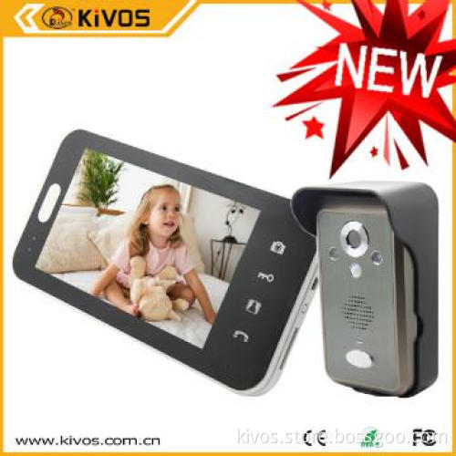 IP55 Waterproof Wireless Doorbell Two Way Intercom With Extra Monitors